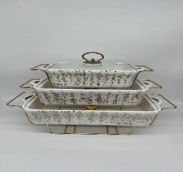 صينية سيراميك - 32.5*19.5*6.5