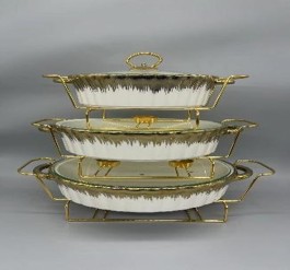 صينية سيراميك - 36.5*25.5*6.5