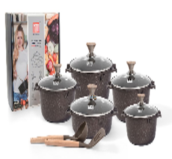 SOUP POT 12pcs - coffee5 red 5