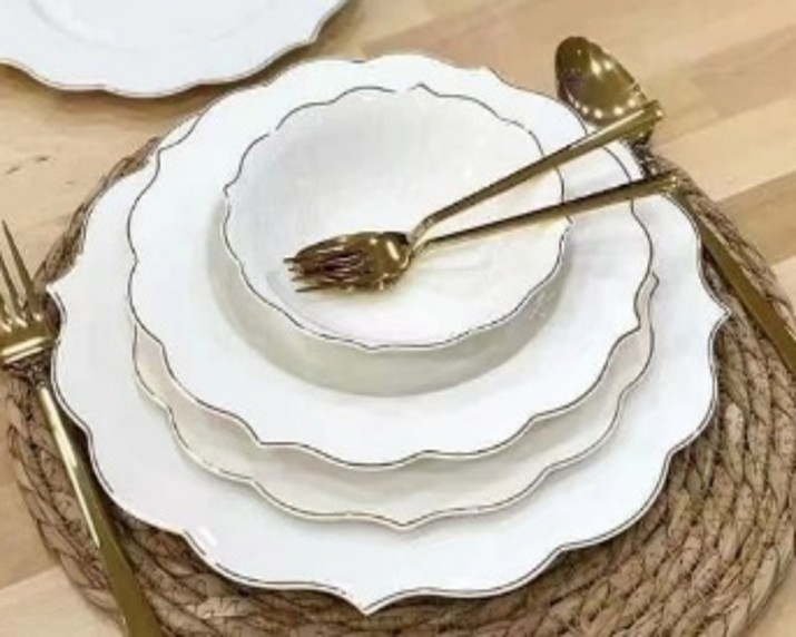 طقم أطباق سيراميك - 24PCS-1720