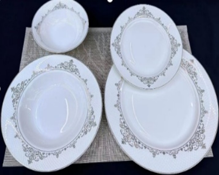 طقم أطباق سيراميك - 24PCS-1506