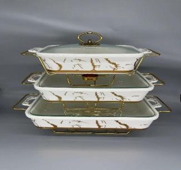 صينية سيراميك - 32.5*19.8*6.5